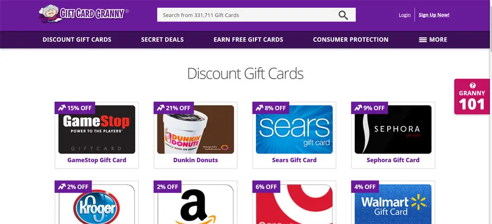 Gift Card Granny is one of the best sites to sell gift cards online